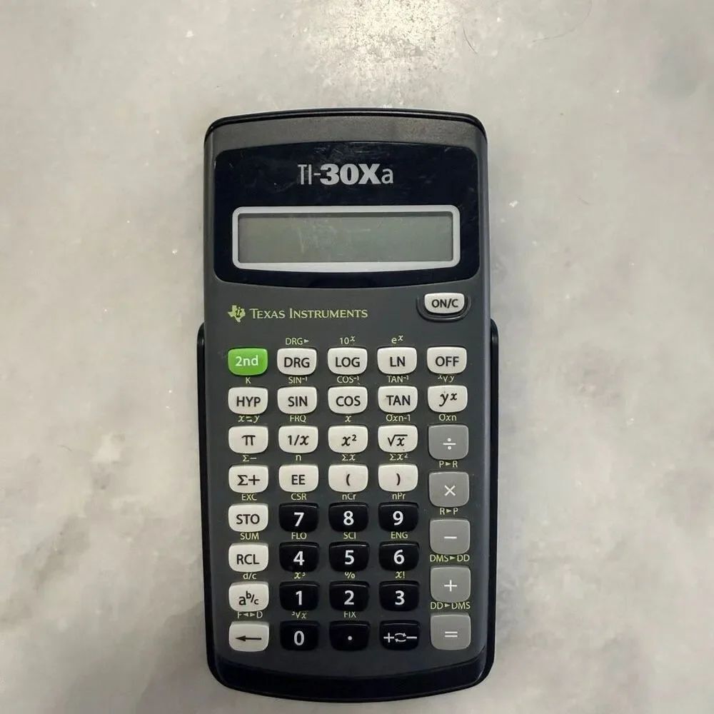 Texas Instruments TI-30Xa Scientific Calculator Black